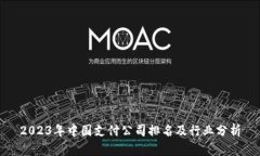 2023年中国支付公司排名及